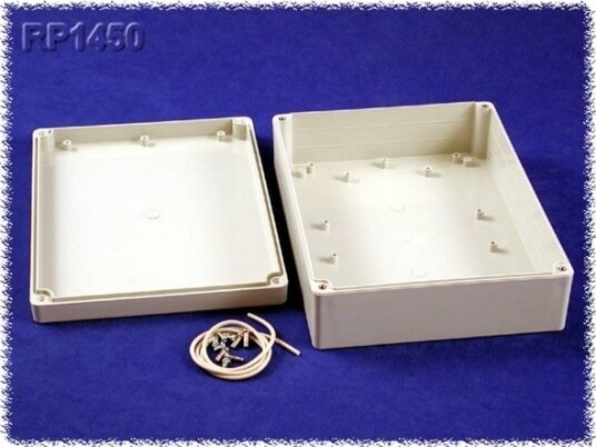 Hammond Electronics Rp1450 Universalskap 220 X 165 X 60 Polykarbonat Grå 1 Stk