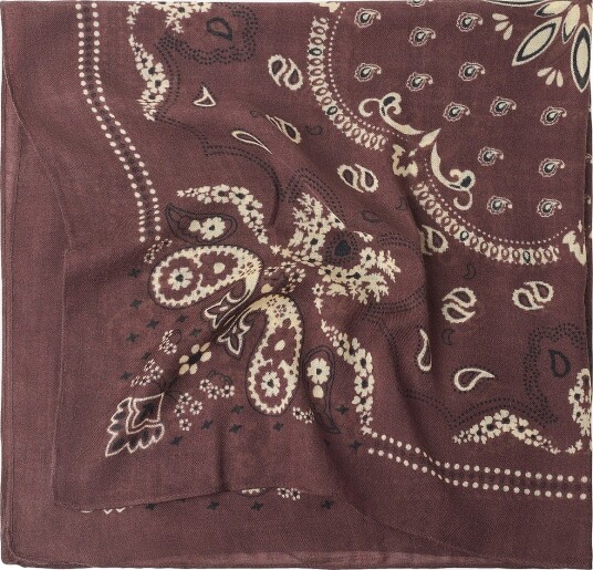 Mango - Skjerf Foulard Banana - Brun