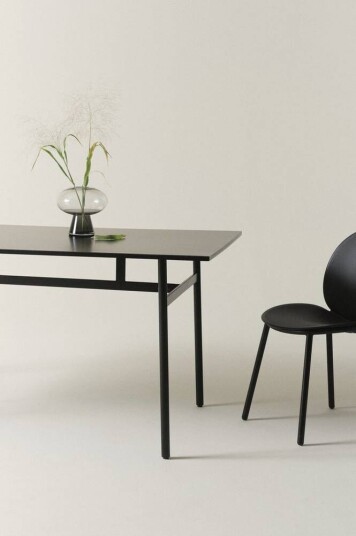 Jotex BRINDISI spisebord 90x175 cm Svart matt 1692344-01-0 1703248-01-0