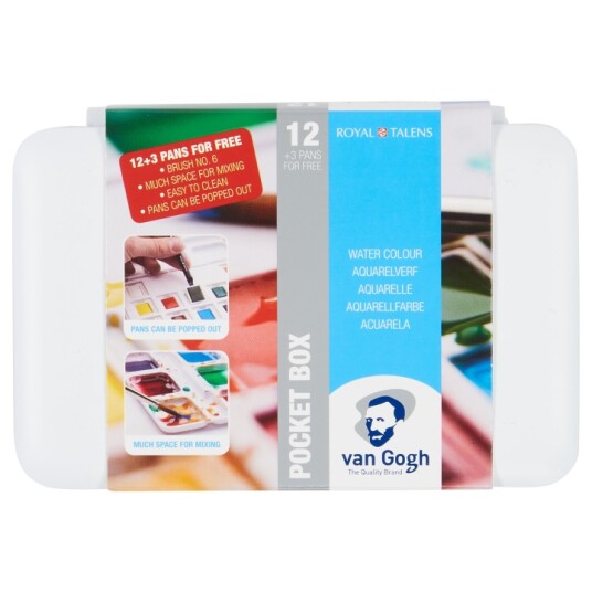 Van Gogh Pocket Box Water Color  Set of 15