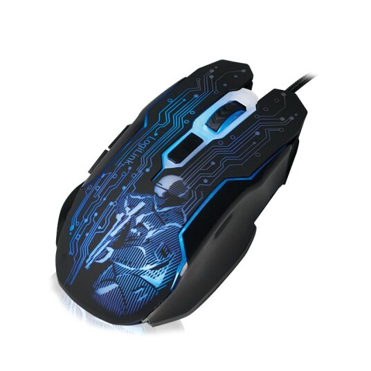LogiLink Ambidekstrisk USB Gamingmus med 2400 dpi - Svart LogiLink Ambidekstrisk USB Gamingmus med 2400 dpi - Svart