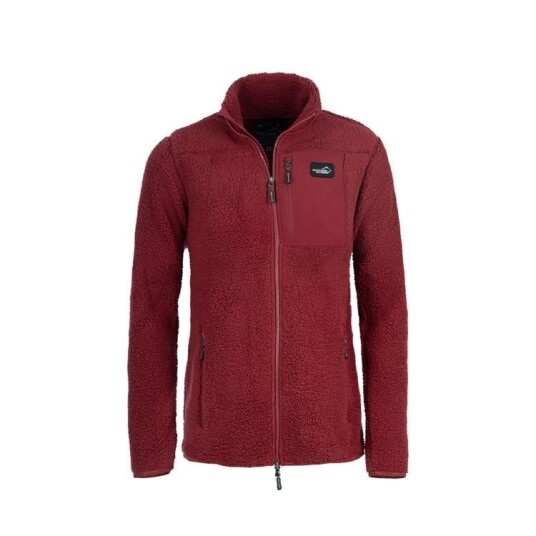 Arrak Sherpa Fleecejacket Women Dk Red XS