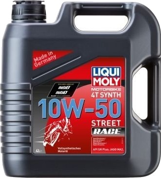 Motorolje LIQUI MOLY 1686 MOTORBIKE 4T SYNTH RACE 10W50 4L