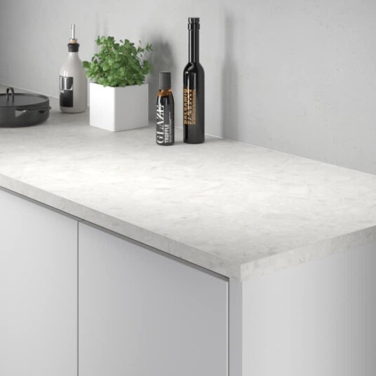 Benkeplate Fibo Laminat 157 Terrazzo Creme Benkeplate Fibo Laminat 157 Terrazzo Creme