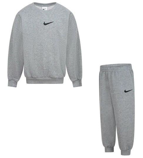 Nike Joggedress Collegegenser/Joggebukse Grey Heather 7 år 122 Joggedress Grå