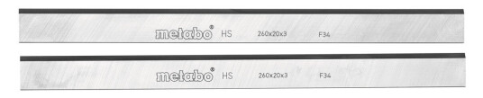 Metabo HSS Høvelkniv 2-pakning 260 x 20 x 3 mm til HC 260 C/M/K