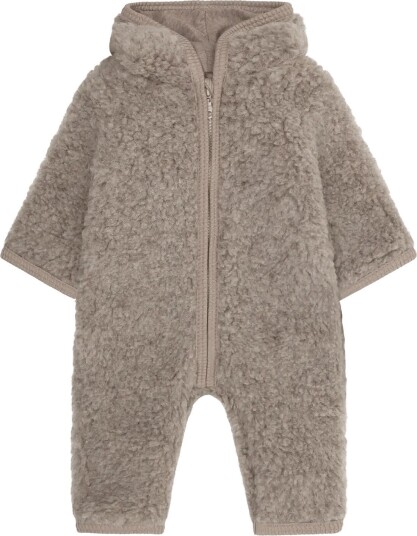 Huttelihut Pram Suit Wool Teddy W. Lining CAMEL MELANGE 92