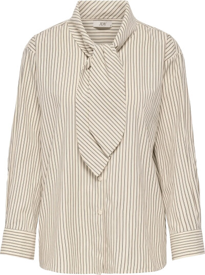 JDY Jdyvilda L/S Scarf Shirt Wvn Noos Cream M