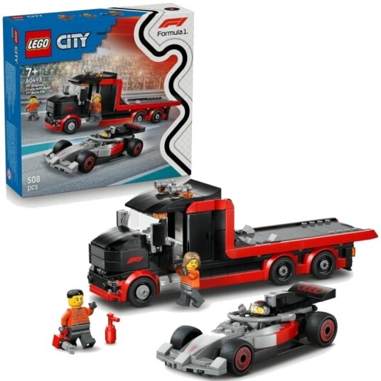 Lego City F1-Trailer med Audi F1-Racerbil 60493