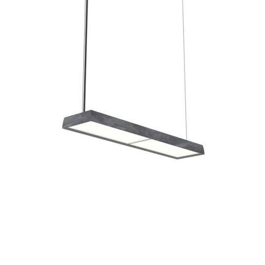 Louis Poulsen LP Slim Taklampe Enkel 3000K & Dali Mørk Rå Aluminium
