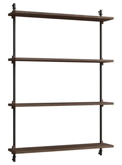 Moebe wall shelving ws.115.1 R?kt eik-svart