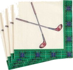 Golfing cocktailservietter 20 pakning