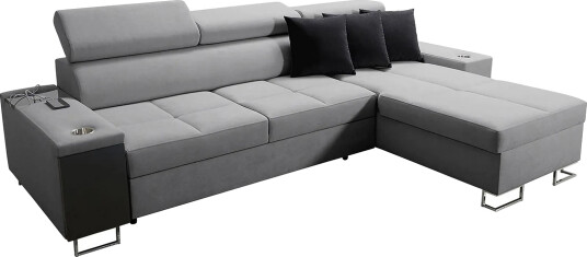 Morenia 4 seters Hjørnesovesofa Høyre Lysegrå Morenia 4 seters Hjørnesovesofa Høyre Lysegrå