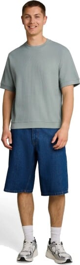 Tom Tailor Relaxed Structured Sweat Green XL
