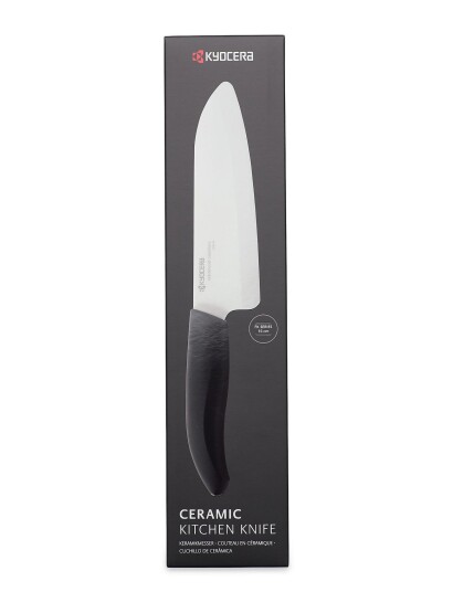 Kyocera Ceramic Santoku Knife 16Cm Black Kyocera BLACK ONE SIZE