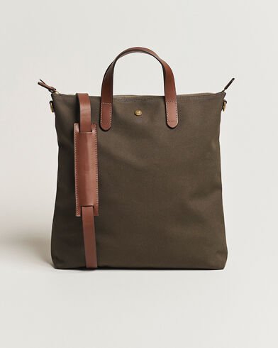 Mismo M/S Canvas Shopper Army/Cuoio Mismo M/S Canvas Shopper Army/Cuoio