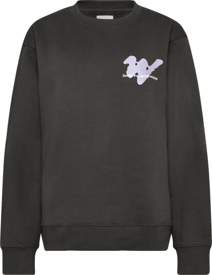 WOOD WOOD Wwjames Ghost Crew Neck 25080   Black   XL