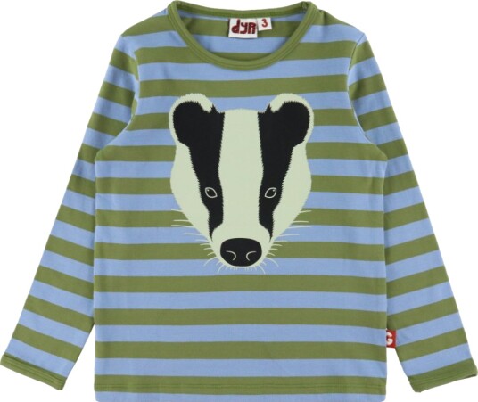 DYR Cph Genser Dyrroar Blue Grey/Olive Graevling DYR 8 år 128 Genser Blå Brun