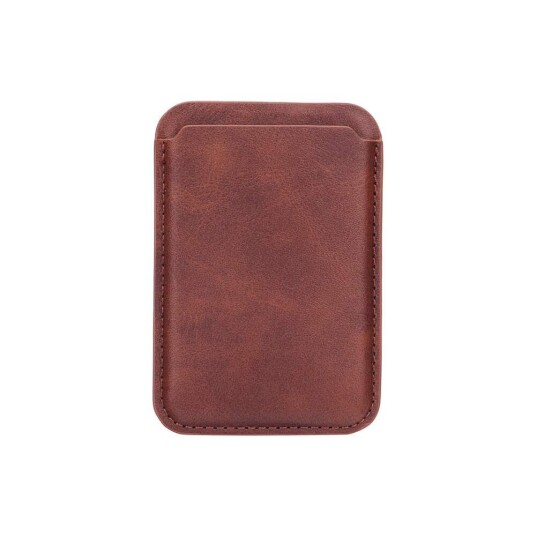 ONSALA magnetisk kortholder Brun iPhone 12 og nyere