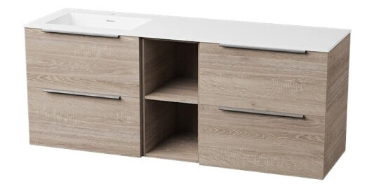 Servantskap FOSSBAD Variant46 B150 for Heldekkende Servant med Venstrekulp 9150202121