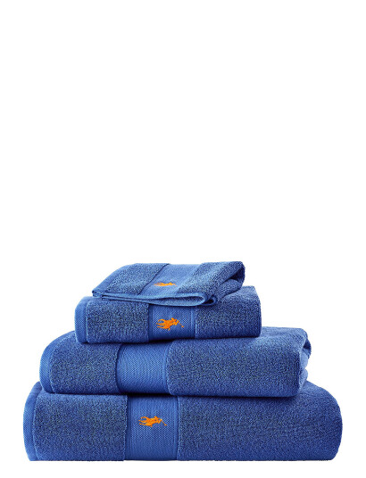 Ralph Lauren Home Poloplay Wash Towel - Blue - 33X33CM Ralph Lauren Home Poloplay Wash Towel - Blue - 33X33CM
