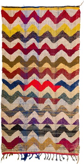 Marokkansk Boucherouite teppe 150 x 285 cm Størrelse: 150 x 285 cm