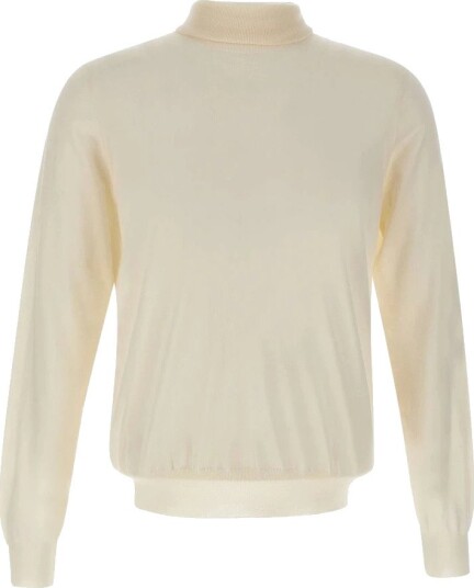 Filippo De Laurentiis Herre Strikkevarer Hvit 2XL,