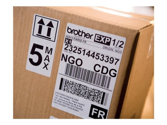 Brother Ql-1100C Etikettskriver Direktetermisk Rull (10,36 Cm) 300 X 300 Dpi Inntil 68 Etiketter/Min Usb 2.0 Usb-Vert Kutter Hvit Skinnende Svart