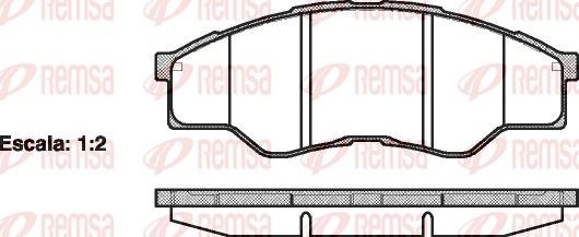 Bremseklosser REMSA 1266.00
