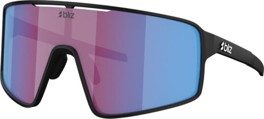 Bliz P001 XL 42 sykelbriller rose/violet mirror blue lens matte black