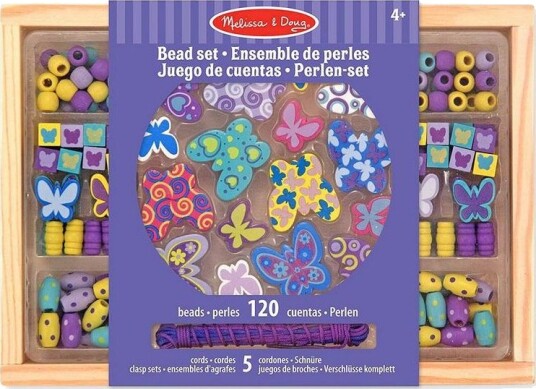 Melissa & Doug Perlesett i tre Sommerfugler