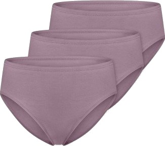 Schiesser Truser 3P Essentials Cotton Briefs Fiolett bomull 36 Dame