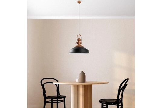Taklampe Håndverk Svart