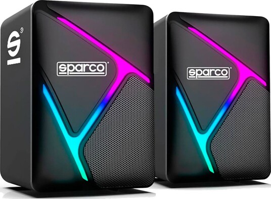 Sparco HEADLIGHT 2.0 Gaming PC-høyttaler 3.5mm/USB
