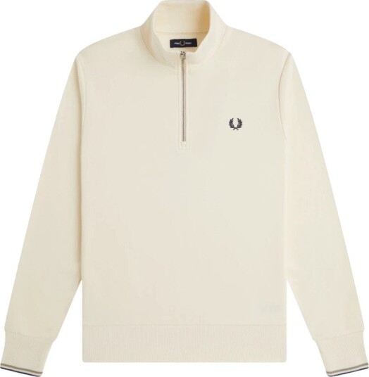 Fred Perry Half Zip Sweatshirt ECR/SEAGRS/DKAIR S Fred Perry Half Zip Sweatshirt ECR/SEAGRS/DKAIR S