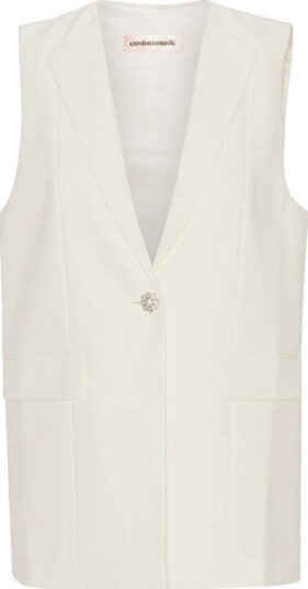 Custommade Dame Dress Hvit L, Custommade Dame Dress Hvit L,