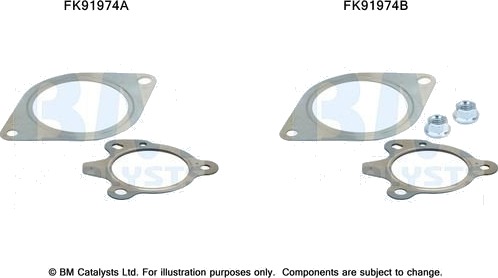 Monteringssett, katalysator BM CATALYSTS FK91974 Monteringssett, katalysator BM CATALYSTS FK91974