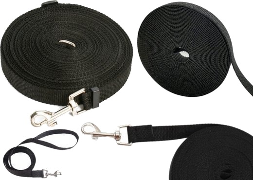 Leantoys Nylonbånd Med Feste Svart 5 M