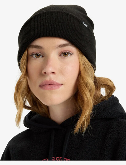 Roxy Tropical Snow Beanie - Black - ONE SIZE Roxy Tropical Snow Beanie - Black - ONE SIZE