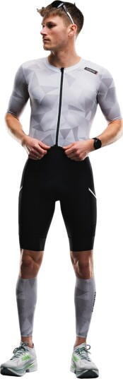 FUSION Tempo! TWO Trisuit Unisex Grå/Hvit S