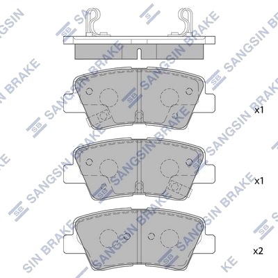 Hi Q SP4459 Bremseklosser
