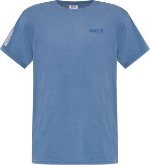 Moschino Herre Topper Blå XL,