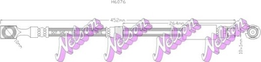 KAWE H6076 Bremseslange