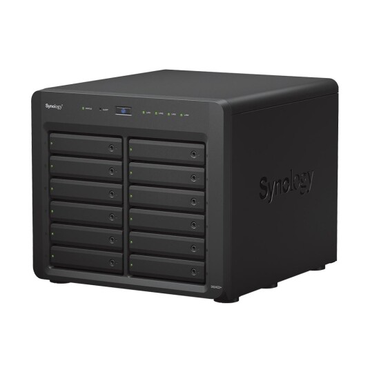 Synology DS2422+ NAS-server med 12 harddiskplasser og AMD Ryzen V1500B 4GB RAM Synology DS2422+ NAS-server med 12 harddiskplasser og AMD Ryzen V1500B 4GB RAM
