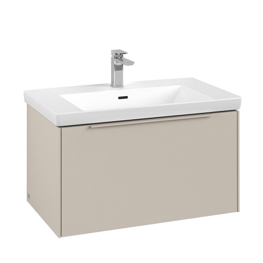 Villeroy & Boch  Subway 3.0 Servantskap m/1 skuff 772x429x478 mm Lys Grå Matt