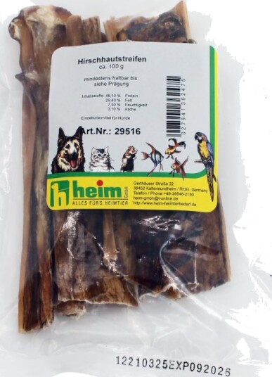 Heim hjortehud strimler 100 g