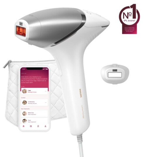 Philips Lumea 8000 Series Ipl Permanent hårfjerning Hvit