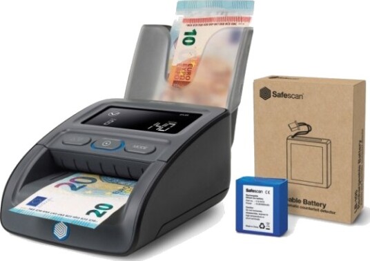Safescan 155 S Komplett Ulike Valutaer Infrarød Ir Blekk Magnetisk Metallic Thread Size Thickness Watermark Sort Lcd Ce Weee Rohs Reach Ac
