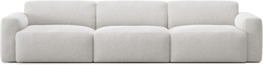 No Ga - Brick 3-Seater Ascot White Sofaer Hvit