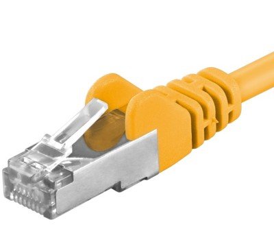 Premiumcord Sp6asftp010y 1 M Cat6a Sf/Utp S-Ftp Rj-45 Rj-45